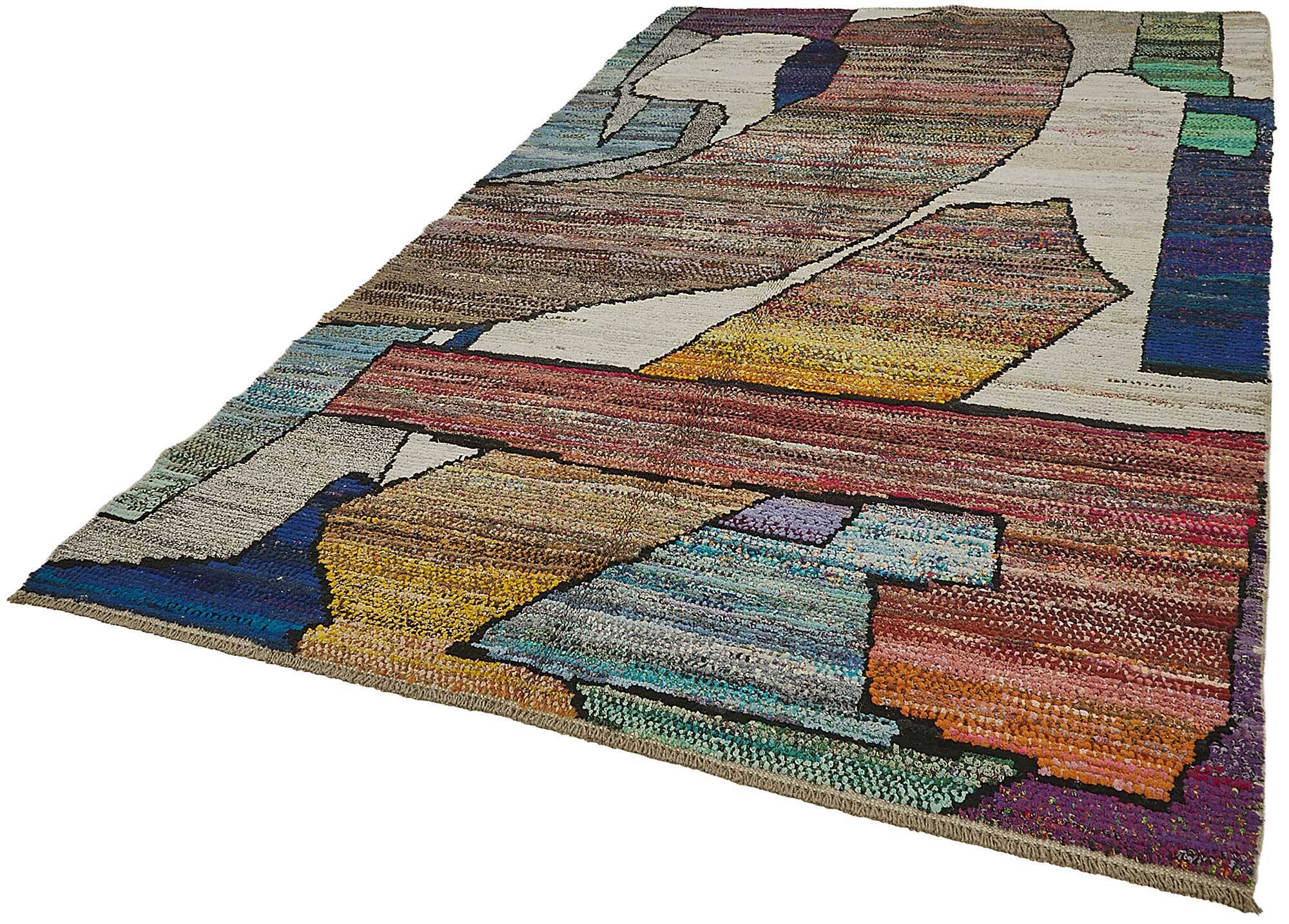 Handwoven Turkish Recycled Boho Rug 200 cm x 310 cm