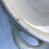 Soupiere iron earth model fontanges sarreguemines