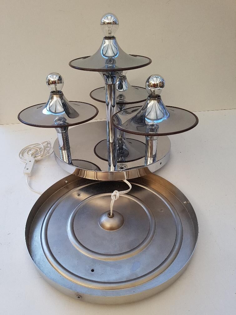 Ceiling light seventies saucer shape