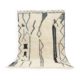 Handmade wool Berber rug 304 x 192 CM