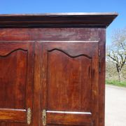 Louis Philippe wardrobe in solid walnut