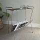 Vintage side table / gold end table / accent table