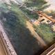 Tableau, huile sur toile encadrée "Paysage lacustre animé" signé Michel, XIXème s.