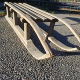 Old sled - wooden sled - Vintage