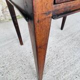 Farmhouse console, in walnut, Directoire, 18th century