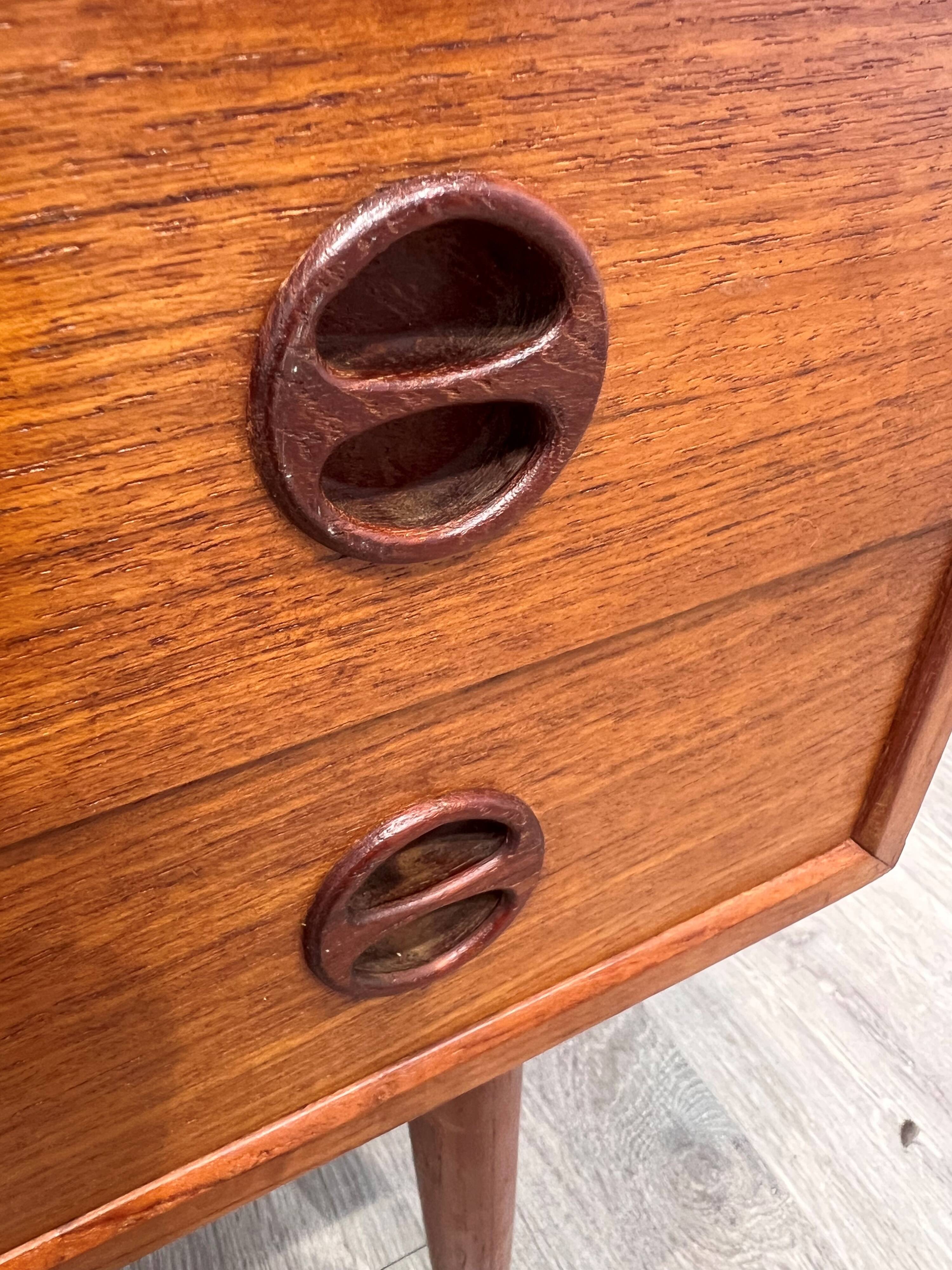 Scandinavian teak commode Denmark 1960s