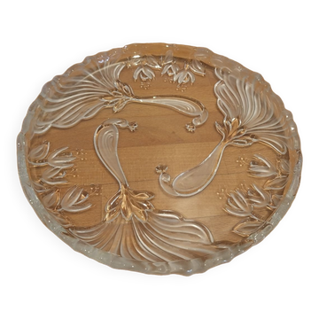 Glass dish from the 60s