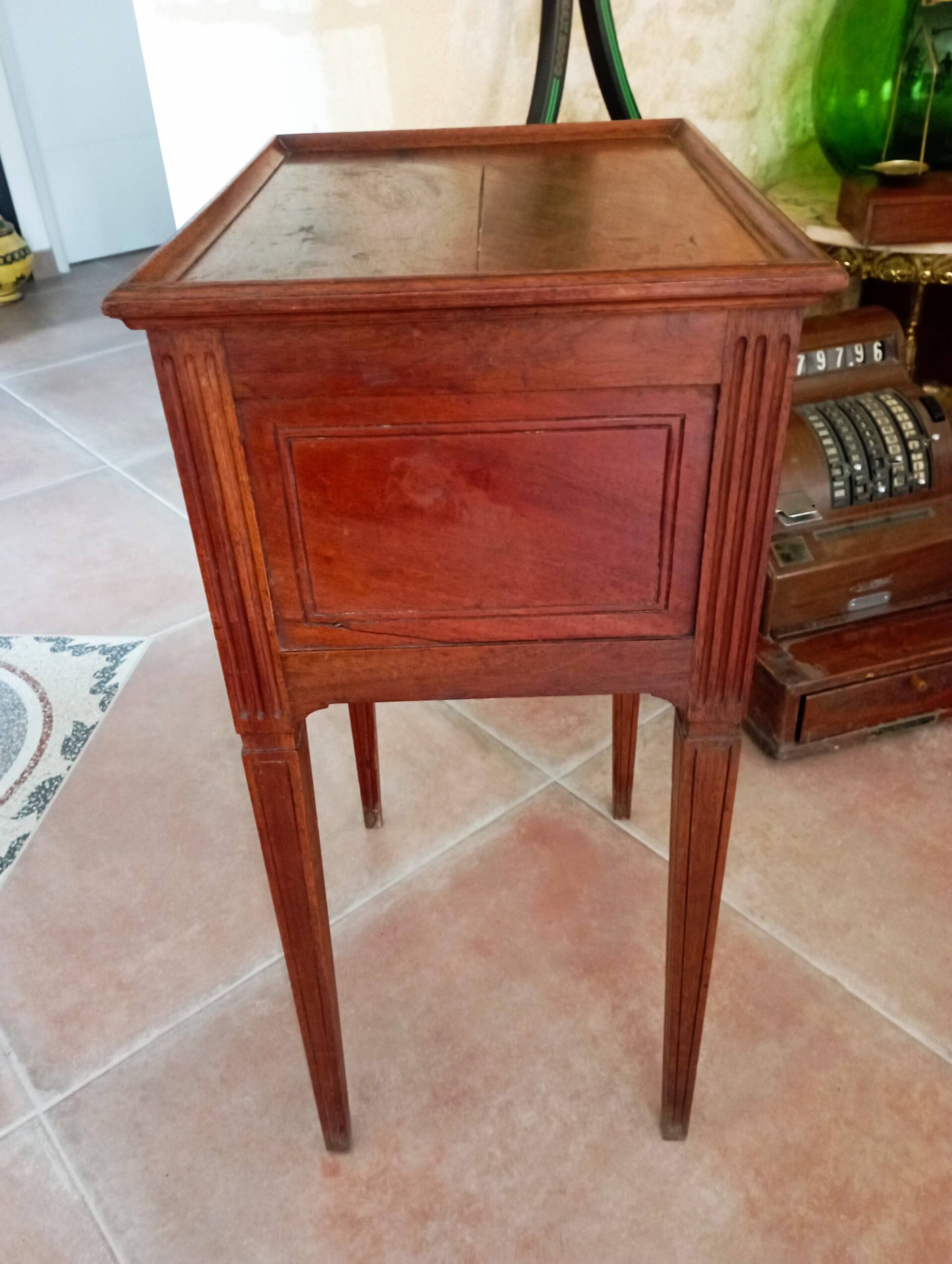 Old bedside table