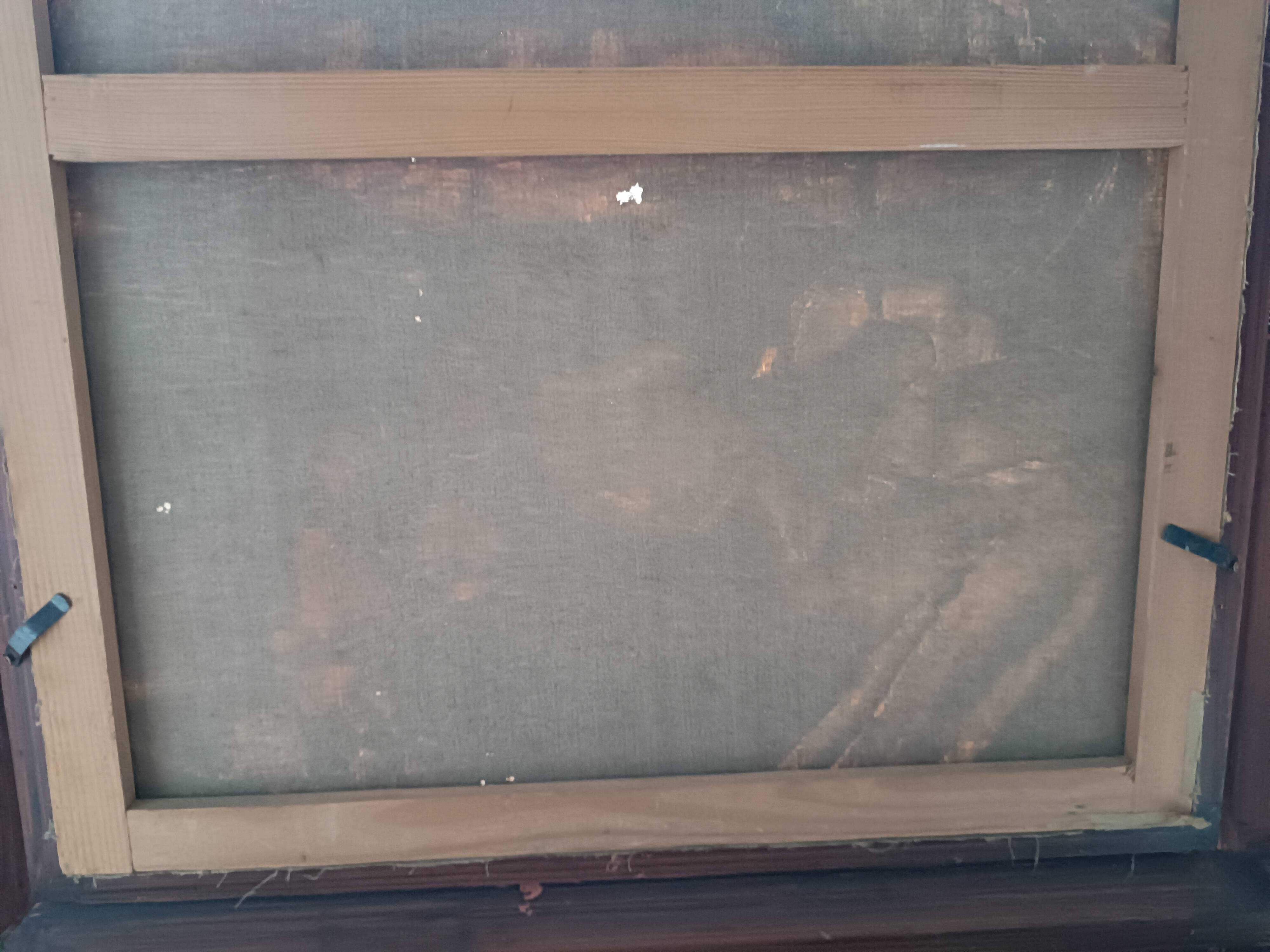 Oil painting on canvas signed lucienne tessier du cros