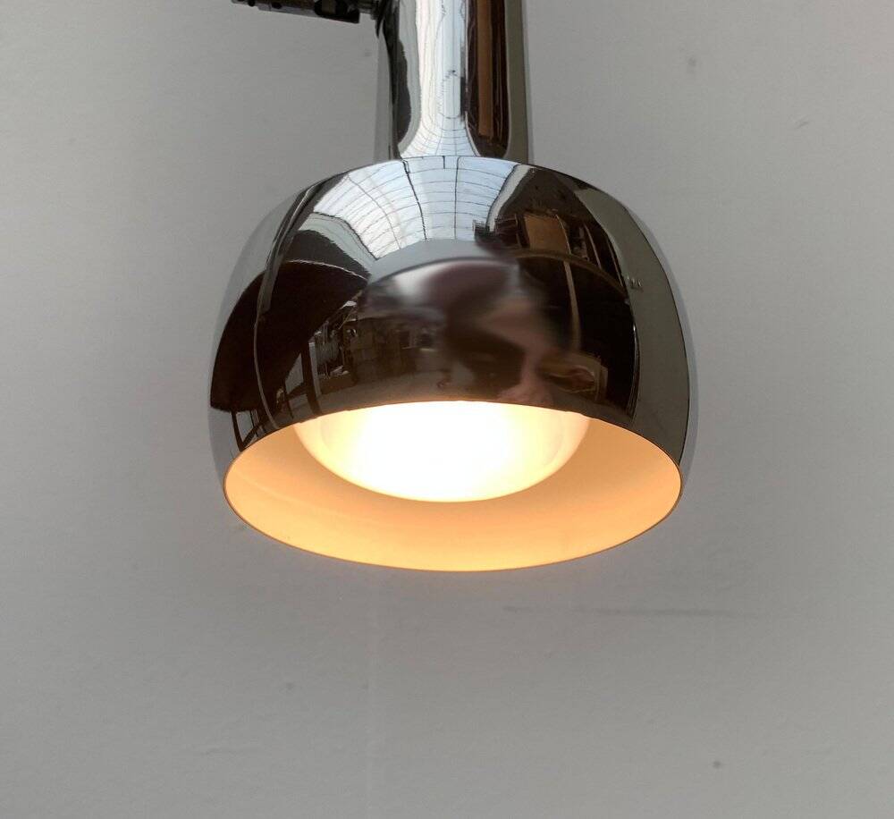 Swiss table lamp from the mid-century space age by SLZ Team for Swisslamps International.