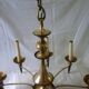 Lustre Empire en bronze et laiton doré
