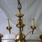 Lustre Empire en bronze et laiton doré