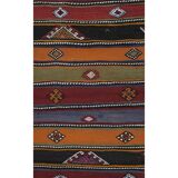 Vintage Turkish Oushak Rug Handwoven 67x592 cm