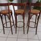 Lot 3 stools of Bar Bistrot vintage 1970s