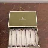 6x knife rests Christofle Silver-plated Christofle "4 Balls"