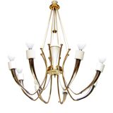 1950s Italian Spider Chandelier By Oscar Torlasco