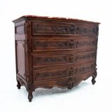 Antique stone chest of drawers, Western Europe, late 19th century.