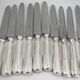 Sfam 24 knives, 12 table knives + 12 dessert cheese knives + carving service.