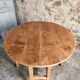 Vintage French drop-leaf table – Oval dining table, circa 1930–1950