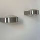 Pair of vintage modernist wall lights, Perspex, Holland 1980