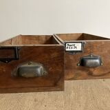 Reserved Andrea - 6 old workshop drawers