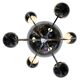 Mid-century modern space age Italian chrome chandelier, 1960