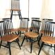 Lot de 8 chaises Tapiovaara vintage scandinave