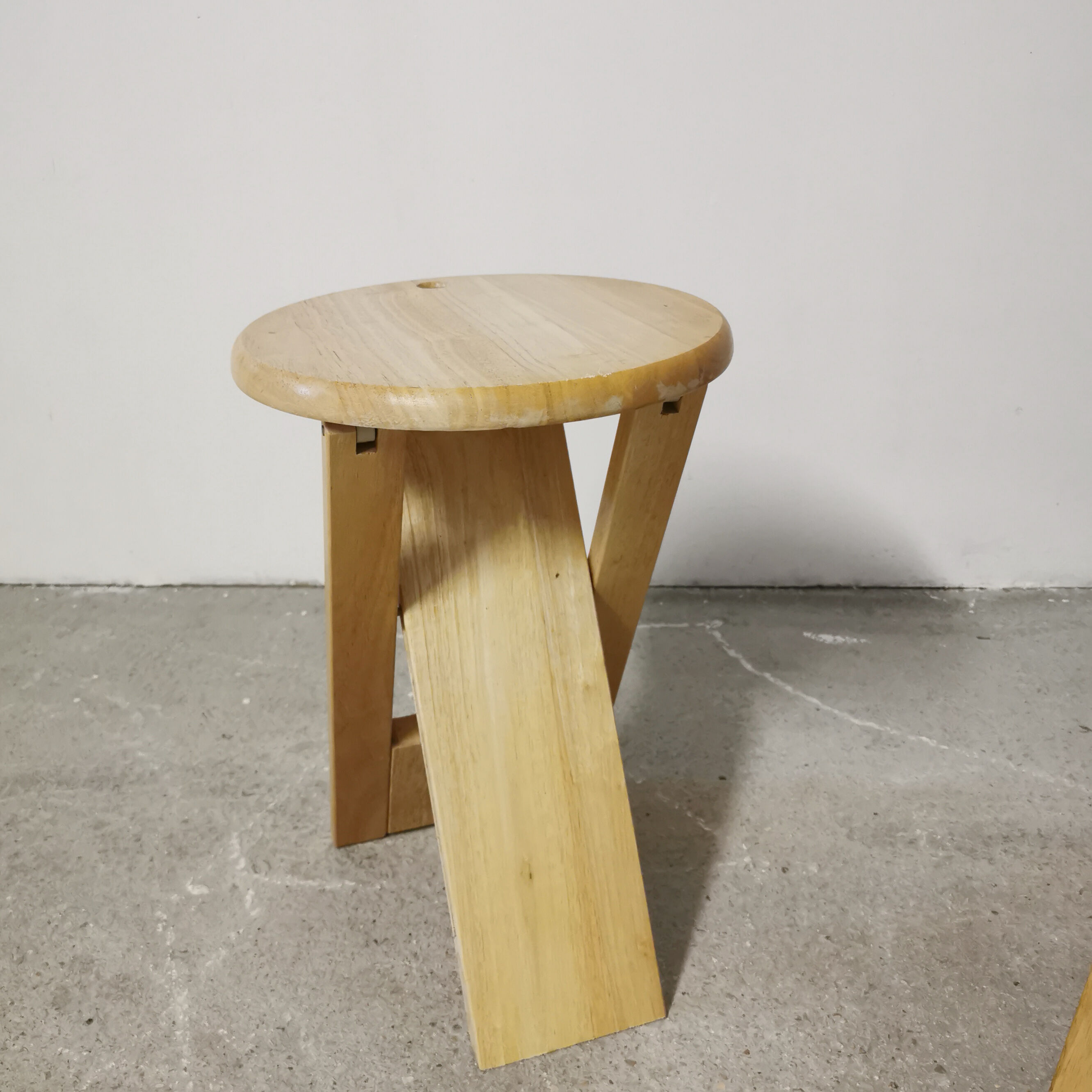 Pair of foldable stools by Adrian Reed