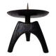 German Brutalist Iron Candleholder, 1960s