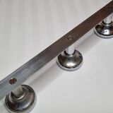 Art Deco style metal coat rack, 3 hooks