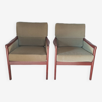 Pair of Casala designer armchairs 1960