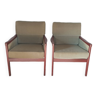 Pair of Casala designer armchairs 1960