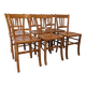 Série de 6 chaises bistrot par Luterma, années 50/60