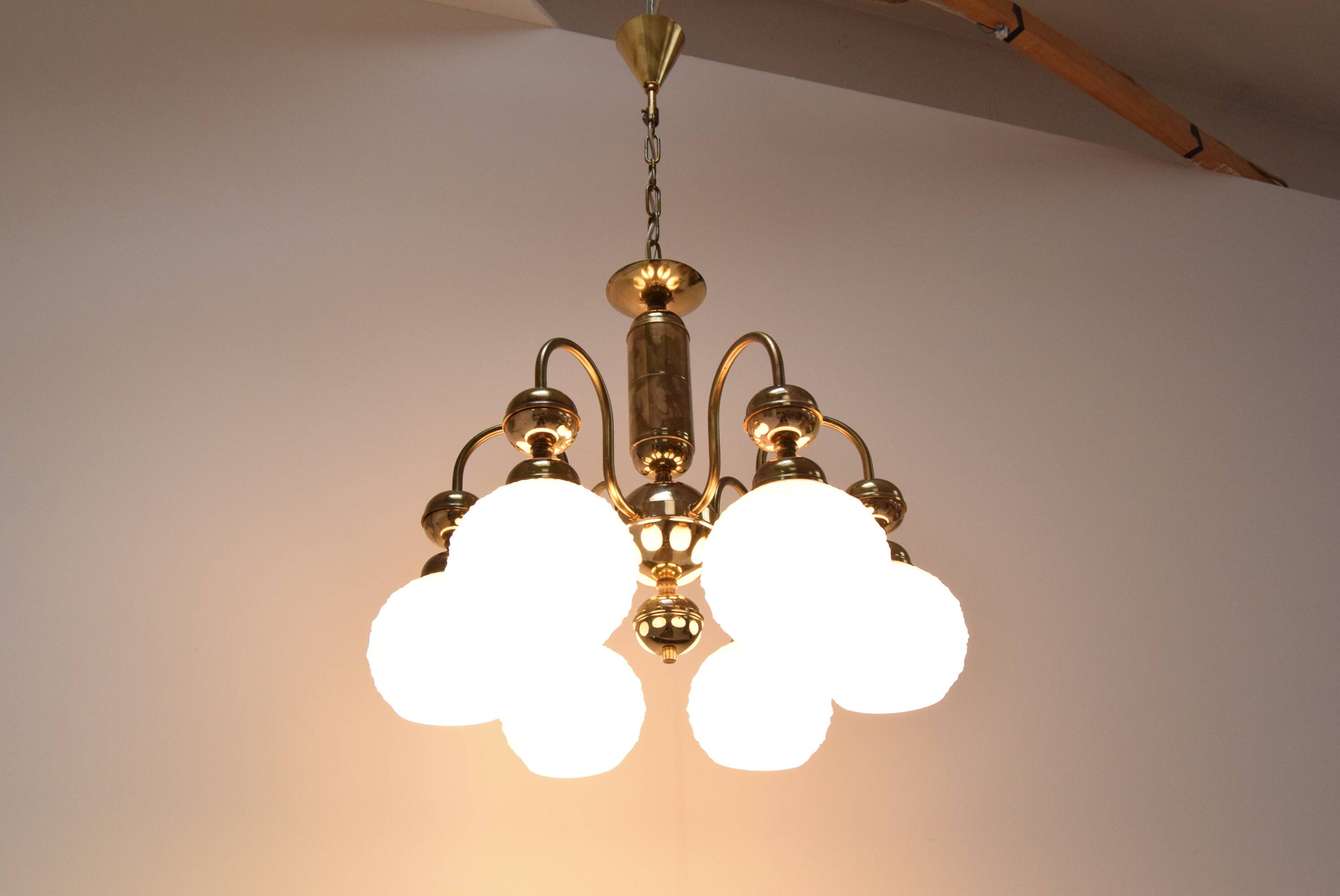 Mid-century Chandelier by Kamenicky Senov, Czechoslovakia, 1970's.