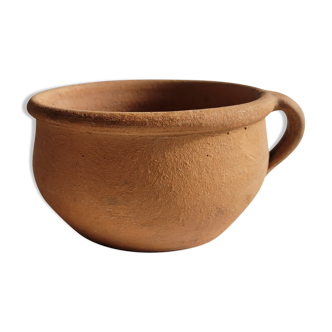 Terracotta handle pot/ pot cover
