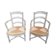 Ancienne paire de fauteuils provençal Louis XVl