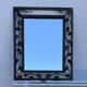 Wrought iron mirror with ivy Art Deco