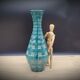 Vase style West Germany braided green 3458