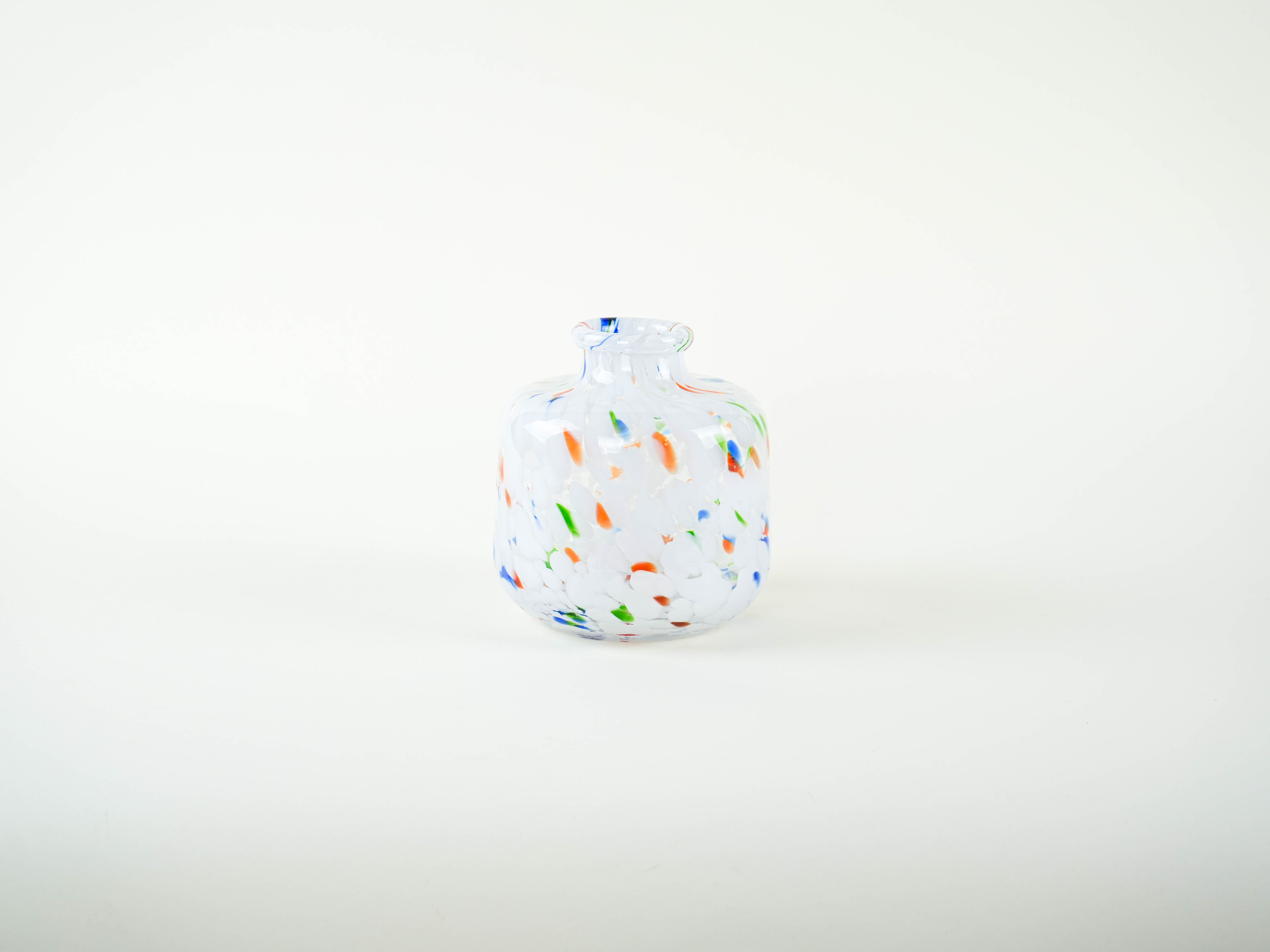 Mosaic glass vase, Danish design, 1970s, made in Denmark