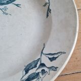 Serving dish in iron earth