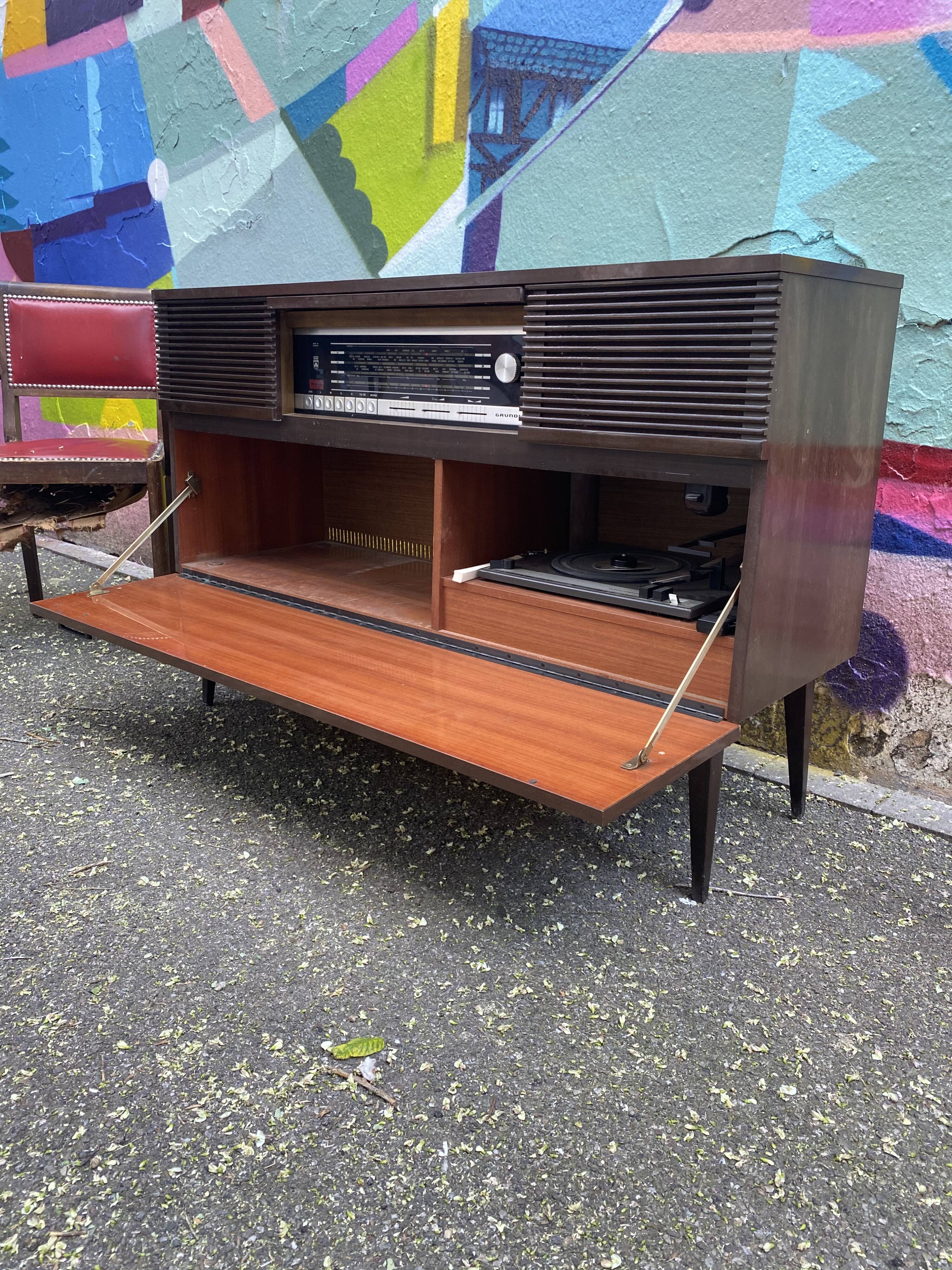 Enfilade Grundig hifi années 70