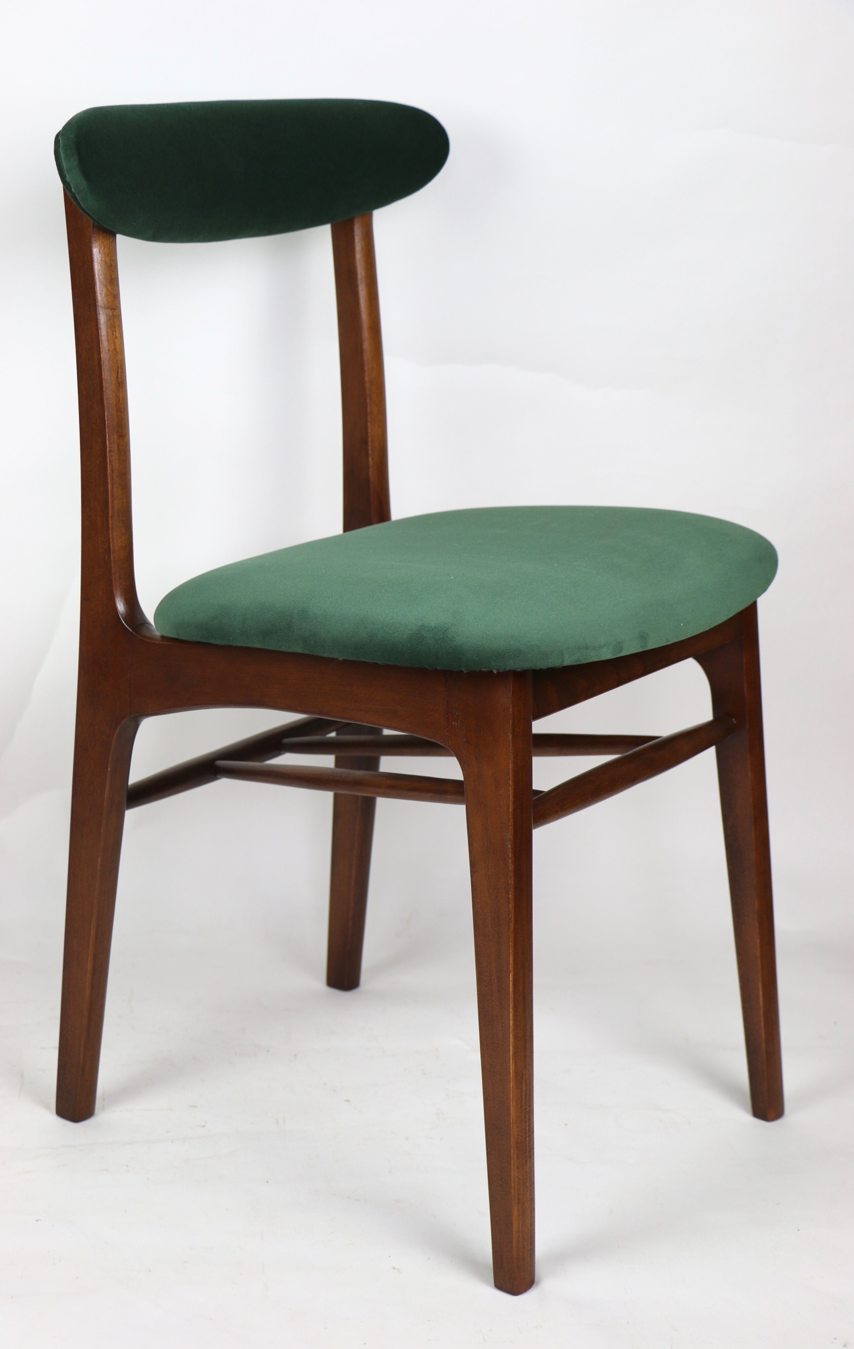 Vintage green Dining Chairs from Rajmund Halas, 1970s, Set of 2