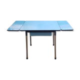60's blue formica table