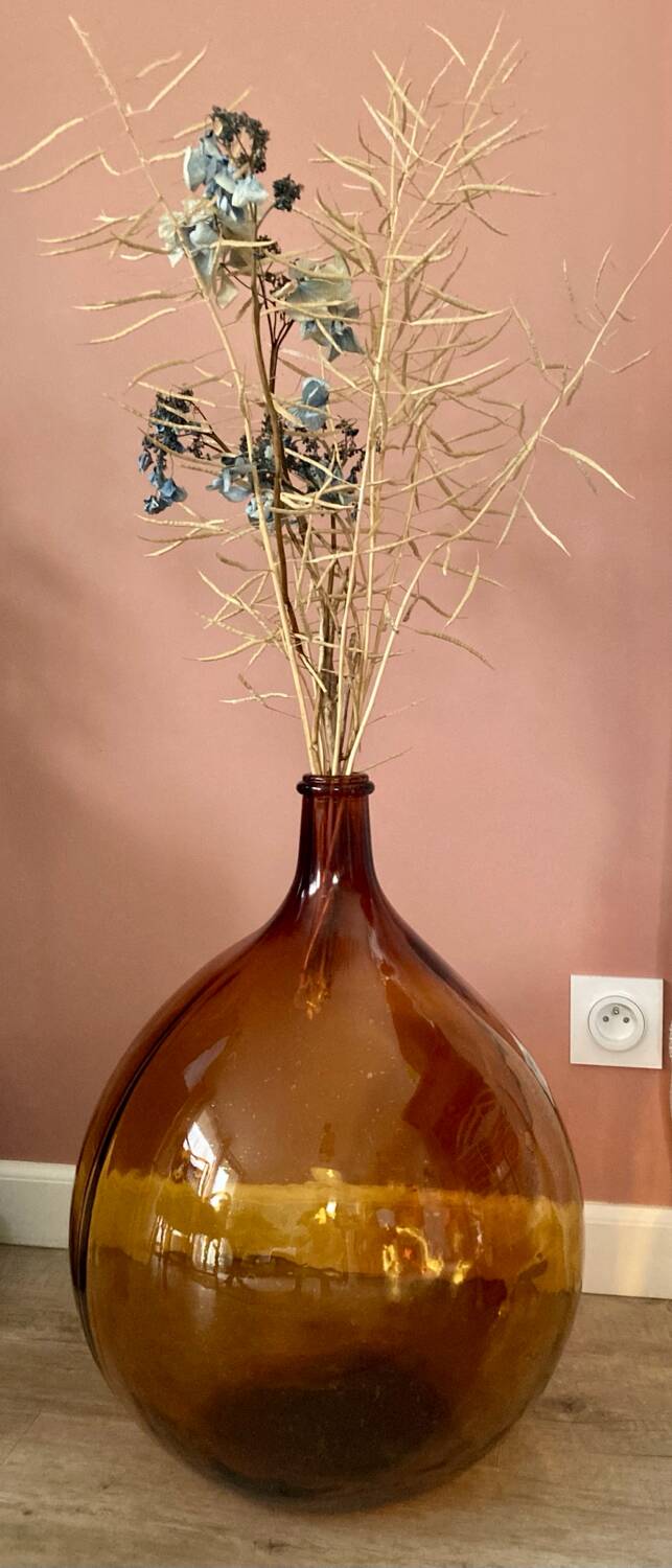 Amber demijohn 30L