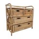 Rattan chest of drawers 4 drawers