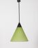 Vintage 60's chandelier in green glass, italian design