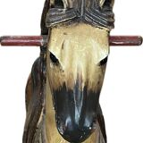Carved wooden horse