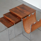 Nesting table / magazine rack