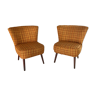 Paire de fauteuils Möbelstoff vintage - 1960