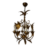 Golden palm leaf lustre 1970s